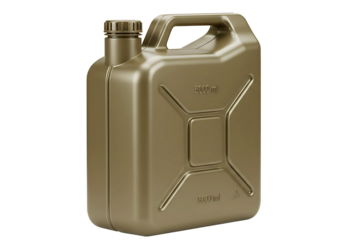  jerry can 5000ml isolated on transparent background