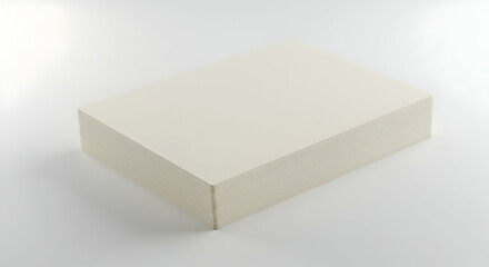 Fototapeta premium Blank White Cardboard Gift Box Packaging Mockup for Your Design Presentation
