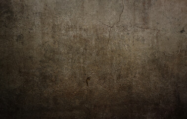 Obraz premium Damaged abstract grunge brown concrete texture for background.