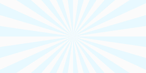 Retro abstract explosion colorful blue vintage ray sunrise star sunbeam texture background. vector illustration circle light banner cartoon add design.	