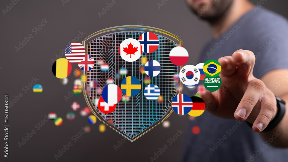 Aufkleber secure your data with robust international cybersecurity solutions. protect your business globally.