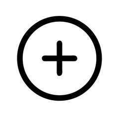 Obraz premium Add new plus button icon design
