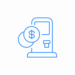 digital payment method icon sign vector
