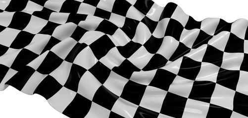 Obraz premium High-resolution image of a checkered flag, perfect for backgrounds or designs.