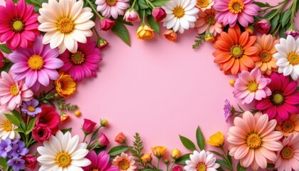 Fototapeta premium flower background subject: flowersa seamless background image of a bouquet of flowers, perfect for use in design projects, marketing materials, and more