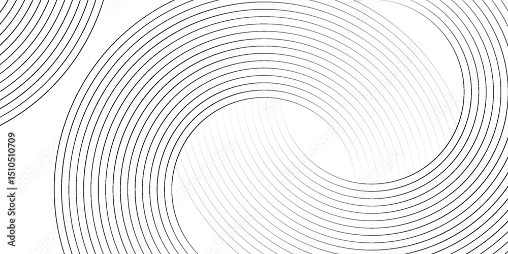 Wall mural white geometric abstract background overlapping layers on bright space with line effect decoration. 