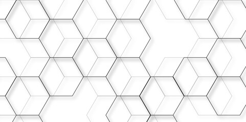 Geometric abstract hexagon technology background.. Abstract honeycomb background.. Vector illustration of hexagons pattern, Creative idea for medical technology or science design.
