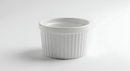 Simple White Ceramic Pot Perfect for Plants Herbs or Small Succulents Home Decor