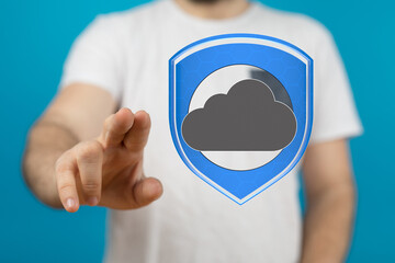 Safeguarding your cloud data with robust security measures.