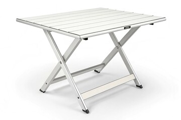 Folding Table isolated on white background