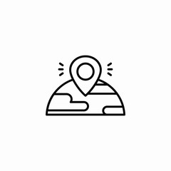 gps location icon sign vector