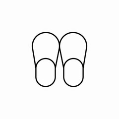 home slippers icon sign vector