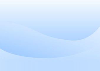 青と白の曲線のグラデーション背景