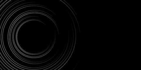 abstract background with circular lines, technology futuristic template. Modern shiny circle lines pattern. Futuristic technology concept. Suit for cover, poster, banner, brochure, header, website. 