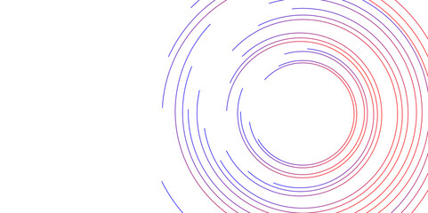 abstract background with circular lines, technology futuristic template. Modern shiny circle lines pattern. Futuristic technology concept. Suit for cover, poster, banner, brochure, header, website. 