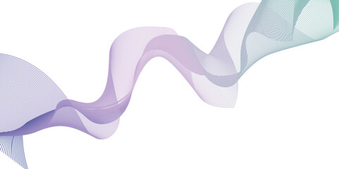 Abstract blend purple wave lines and technology background. Background lines wave abstract stripe design. White background, mesh abstract, vector gradient line soft blend.	

