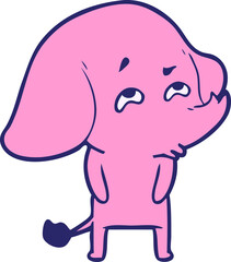 cartoon elephant remembering
