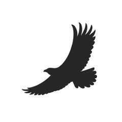 Eagle icon. Logo template. Bird of predator. 