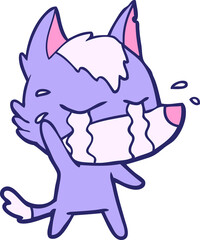 cartoon crying wolf