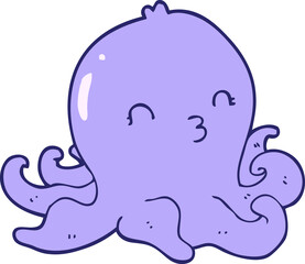 cartoon octopus