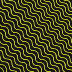 Abstract vector seamless pattern with colorful wave lines for textile or wallpaper design