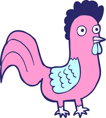 cartoon rooster
