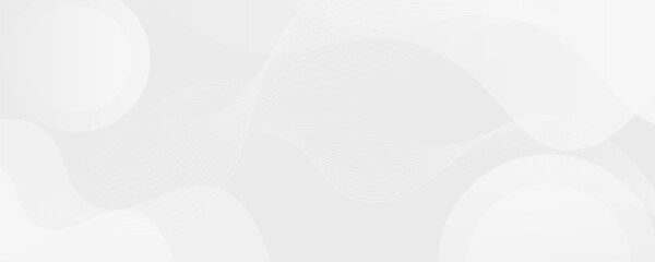 Abstract Gradient  White grey  liquid background. Modern  background design. Dynamic Waves. Fluid shapes composition.  Fit for website, banners, brochure, posters
