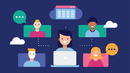 Online team collaboration cloud computing software