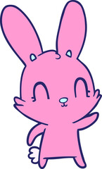 cute cartoon rabbit