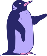cartoon penguin