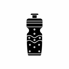 creative details Outline silhouette sports water bottle icon vector illustration