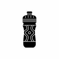 creative details Outline silhouette sports water bottle icon vector illustration