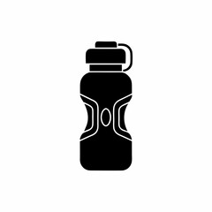 creative details Outline silhouette sports water bottle icon vector illustration