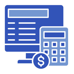 Expense Tracking Icon Element For Design