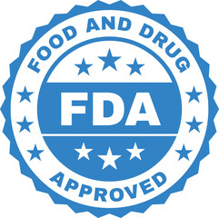 FDA Approved Seal – Official Certification, Food and Drug Administration Badge, Medical Product Endorsement, Pharmaceutical Validation, Health Safety Compliance, Regulatory Approval, Verified Quality 