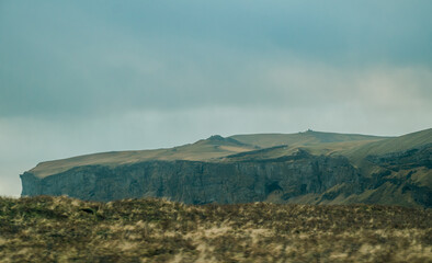 clouds over mountain