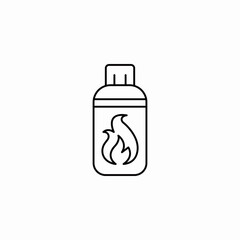 gas cylinder icon sign vector