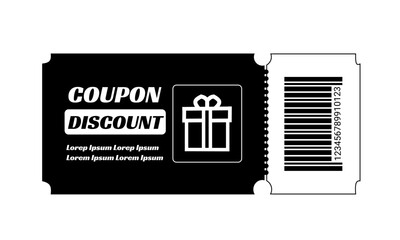 discount coupont icon for app, web, and business file EPS
