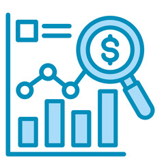Forecasting  Icon Element For Design	