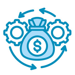 Capital Allocation  Icon Element For Design	