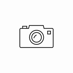 photo camera icon sign vector