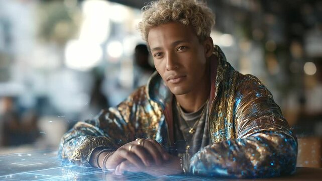 Trailblazing non-binary designer crafting cutting-edge mixed-reality prototypes.