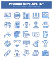 Product Development Icons. 25 Essential Icons for Business Growth