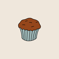 Muffin Illustration