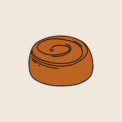 Cinnamon Roll Illustration