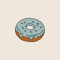 Glazed Donut Illustration