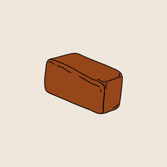 Pound Cake Illustration