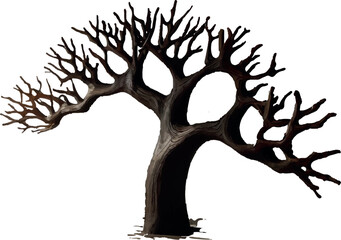 tree silhouette vector