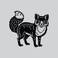 Artistic Representation of a Fox
