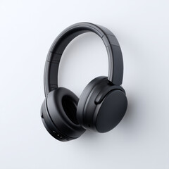 Sleek black wireless headphones designed for comfort and high quality sound, perfect for music lovers and professionals alike. Enjoy immersive audio experiences with these stylish accessories